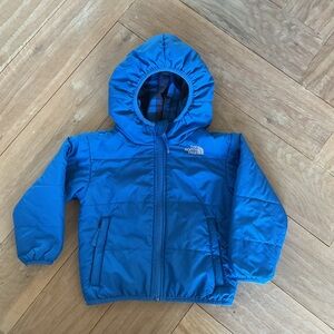 The North Face Reversible Blue Hooded Jacket